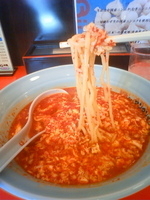 「タンタンメン（メチャ辛）+ニンニクダブル」@元祖ニュータンタンメン本舗 羽田店の写真