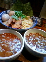 「特製つけ麺大盛り+味玉」@中華そば 旋の写真