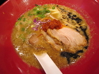 「味噌赤丸+肉増し」@博多一風堂 COLLECTION.MISO 代々木店の写真