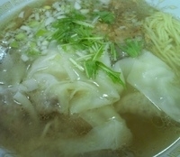 「塩ワンタンメン（800円）」@支那そば一麺 豊里店の写真