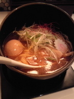 「伊勢海老そば味玉入り」@二代目 けいすけ 海老そば外伝の写真