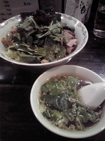 「香麺 スープ付 950円+大盛り100円」@よってていの写真