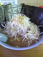 「ねぎのりラーメン大盛、醤油、麺硬」@らーめん家 せんだい 鶴ヶ峰本店の写真