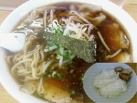 「チャーシューワンタン麺（+ゆず胡椒）小ライス」@紺屋の写真