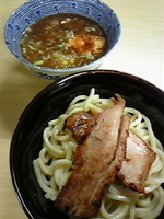 「つけめん800円+炙りチャーシュー350円」@頑者 ご当地グルメ大会の写真