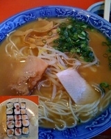 「ラーメンセット（チョイスしそさばずし）￥600」@四方平の写真