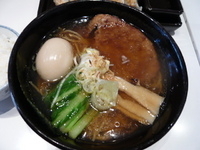 「空海麺醤油（730円→500円）+味玉（100円）+餃子380円」@麺屋 空海 東戸塚店の写真