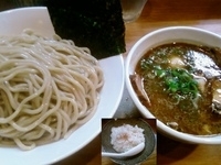 「つけ麺（大盛り） スープ炊き飯」@らーめん・つけめん いつ樹の写真