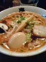 「味玉カラシビ味噌らー麺（カラ・シビ少なめ）」@カラシビ味噌らー麺 鬼金棒の写真