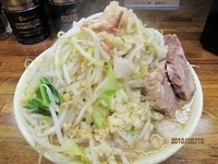 「大ラーメン 800円 （にんにく、あぶら、からめ）」@ラーメン二郎 新小金井街道店の写真