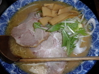 「味噌ラーメン（680円）大盛（100円）」@七右衛門の写真