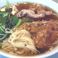 「排骨湯麺 730円+上海炒麺 780円」@萬来亭の写真