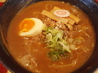 「カレー拉麺（800円）+ごはん（150円）」@麺 玉響 刈谷店の写真