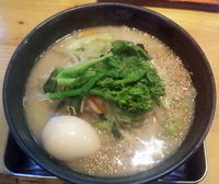 「春うらら ・ たんめん （細麺）+味玉」@味噌蔵らーめん まるしゅうの写真