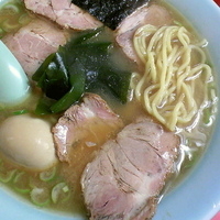 「チャーシューメン・並（麺硬め・アブラ多め）¥900」@ラーメンショップ 堀切店の写真