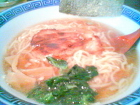 「鎌取中華そば/麺カタメ（￥650）」@らー麺にしかわの写真