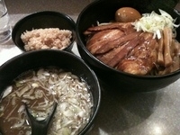 「武心つけ麺+茶飯」@麺屋武心の写真