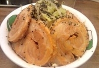 「雷そば+豚増し+味噌味 【680円+200円+70円】」@雷 北松戸本店の写真