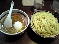 「チャーシューつけ麺大+ゆで玉子」@大勝軒 十五夜 新宿御苑店の写真