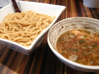 「つけ麺800円中盛（300g）100円」@ZOOTの写真