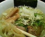 「塩のフランキー中華ソバ 800円」@濃厚つけ汁ソバ FRIDAY 勝田店の写真