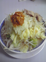 「塩にぼぶし麺」@鶏とふじの写真