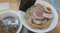 「濃厚つけめん+半熟煮玉子トッピング」@麺処 ぼたん 栃木店の写真