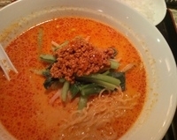 「タンタンメン（大辛）+半ライス（680円+105円）」@紅龍閣 柏の葉店の写真