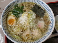 「奥久慈軍鶏塩ラーメン 1000円」@奥久慈ラーメン なかざわの写真