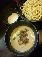 「つけめん+山いも+ビール」@ones onesの写真