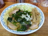 「塩ラーメン・大盛り」@ラーメンしみず 新保店の写真