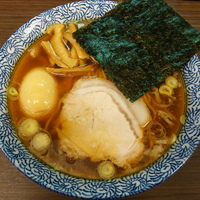 「煮玉子そば 750円」@頓知房の写真