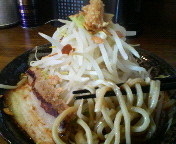 「どて辛ラーメン（野菜増し）」@どてちんIIの写真