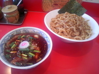 「辛つけそば 大」@笑堂の写真