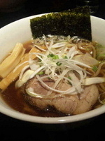 「フランキー中華そば￥800」@濃厚つけ汁ソバ FRIDAY 勝田店の写真