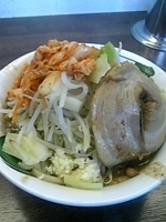 「キムチそば（普通）」@雷 北松戸本店の写真