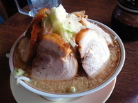 「チャーシューメン大盛」@のろし 安田店の写真