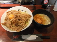 「BBQつけ麺」@俺達の麺Style Boo Boo Kingの写真