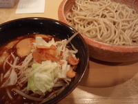 「どて辛つけめん（680円?）（爆（500g））+味玉（100円）」@どてちんの写真