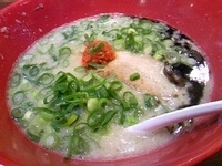 「赤丸新味+ねぎトッピング」@博多一風堂 みなとみらい東急スクエア店の写真