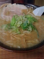 「みそらーめん（アブラ普通）」@こってりらーめん なりたけ 本八幡店の写真