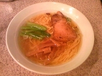 「支那そば+半カレー」@武田流 古式カレーライス 支那そば インディアン 蒲田西口店の写真