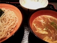 「初代カレーつけそば（大盛）+チャーシュー」@初代 麺松の写真