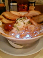 「特製チャーシュー+大盛+脂多め+かぶチャ+ライス」@環七ラーメン てらっちょの写真