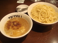 「つけめん（750円）+特盛（150円:400g）」@TETSU 品川店の写真