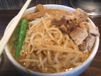 「副番長+大盛り+豚ごはん（味噌）」@麺処 井の庄の写真