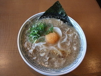 「チャーハンランチ（肉そば+鉄板玉子チャーハン小）+ランチ替え玉」@丸源ラーメン 大宮大和田店の写真