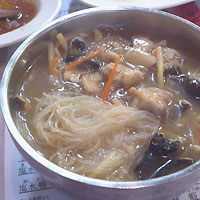 「バーキー麺、腸詰、豚タン、」@生福園の写真