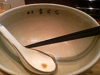 「味玉ラーメン+メンマ（1000円）」@麺屋吉左右の写真