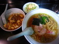 「ラーメンCセット（820円）」@中華銘菜 さいかんの写真